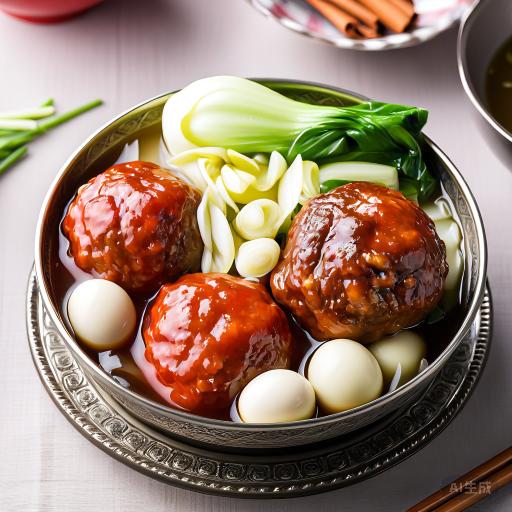 红烧狮子头 红烧肉丸子 年夜菜 家宴 玛捷斯版